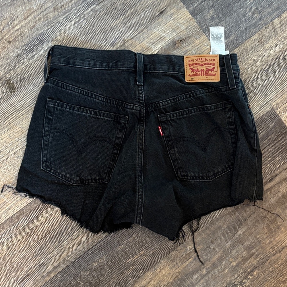 Levi's Women's Black Jean Shorts